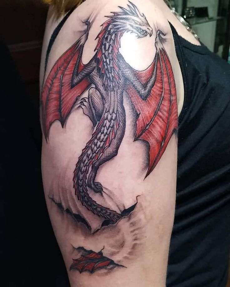 Epic Game of Thrones Dragon Tattoo Ideas
