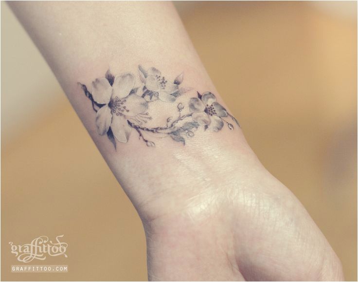 Dogwood Wrist Tattoo