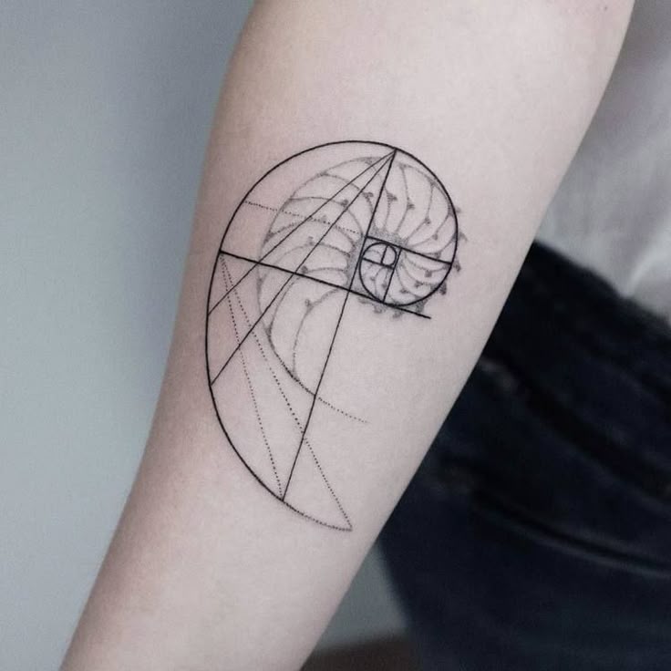 40 Amazing Fibonacci Tattoo Designs | TattooAdore