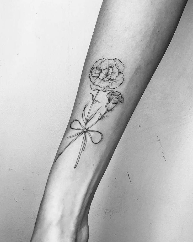 30 Awesome Carnation Tattoo Ideas