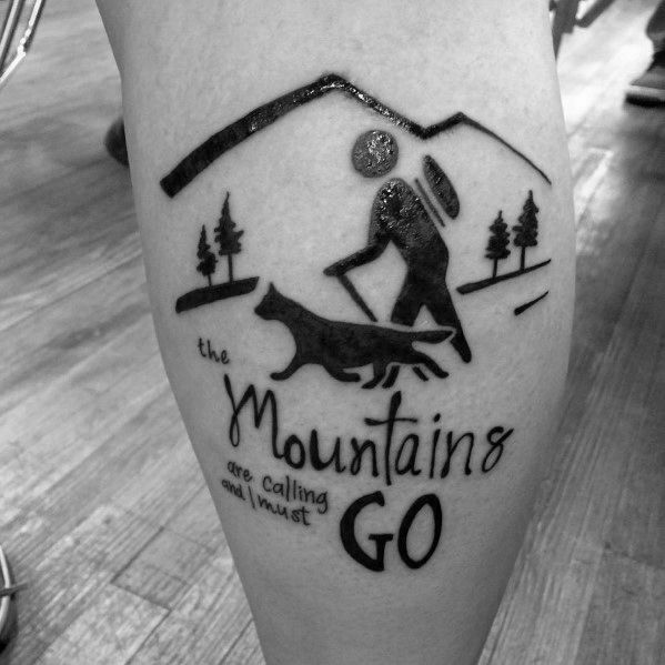 60 Realistic Hiking Tattoos for Men