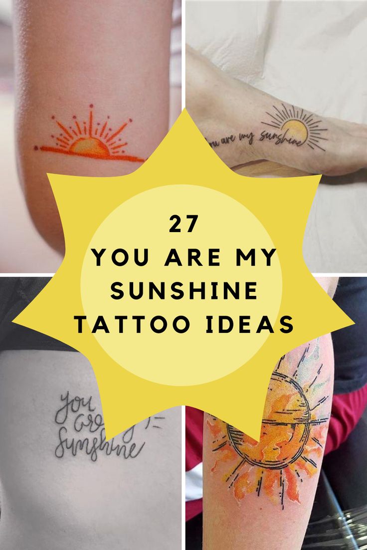 27 You are my Sunshine Tattoo Ideas - Tattoo Glee | Sunshine tattoo, Sunshine  tattoo small, Tattoos for daughters