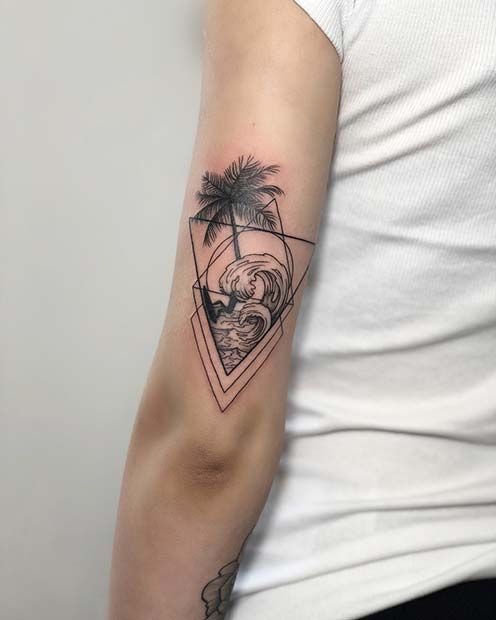 23 Triangle Tattoo Ideas You're Going to Be Obsessed With