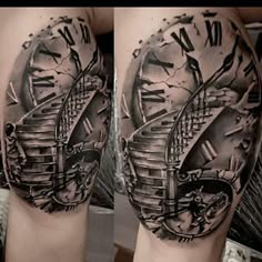 17 Space and Time Tattoo ideas to save today | time tattoos, sleeve tattoos,  cool tattoos and more