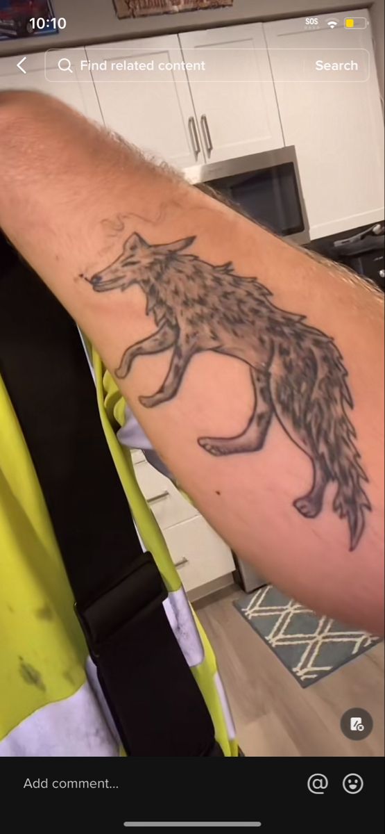 Colter wall coyote tattoo
