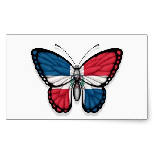 Pictured is a butterfly with the Dominican Republic flag as its pattern. It  represents the members of the underground resistance who were called "The  Butterflies". This started with Minerva and Mate as