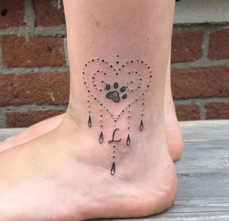70+ Best Paw Print Tattoo Ideas for Dog Lovers - The Paws