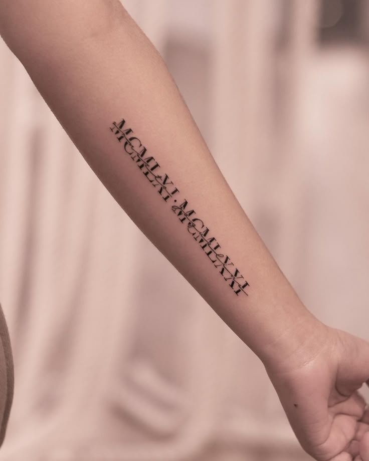 30+ Roman Numerals Tattoo Ideas for Men and Women - AI Tattoo Lab