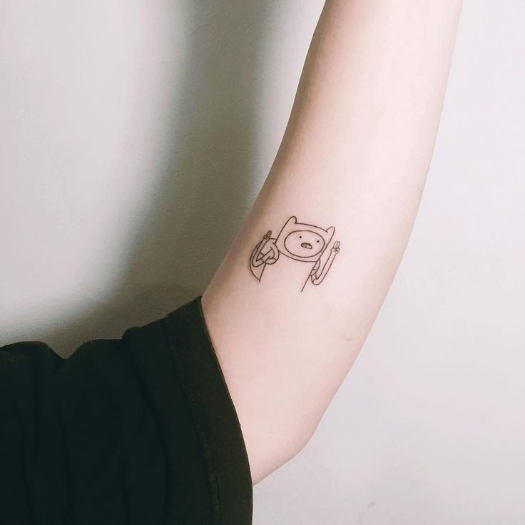 Finn, adventure time. | Time tattoos, Adventure time tattoo, Tattoos