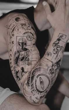 Discover 15 Star Wars and Jedi Tattoo Ideas | star wars sith symbol tattoo, star wars republic symbol tattoo, starwars sleeve tattoos and more