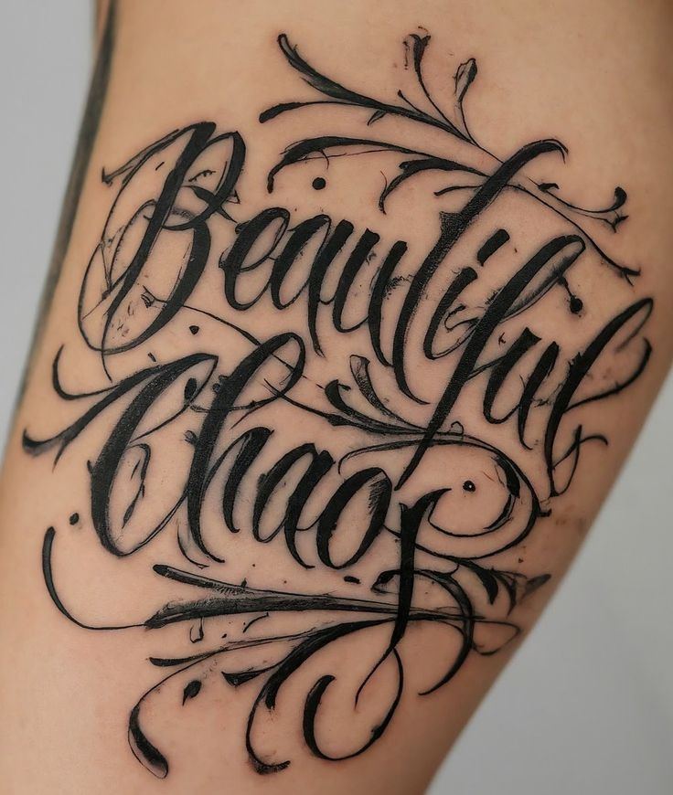 Beautiful Chaos Tattoo
