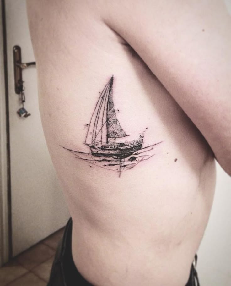Pin by Rozay Worldz on tattoos ideas | Boat tattoo, Sailing tattoo, Ship  tattoo