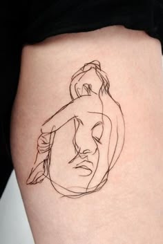 Discover 12 Overthinking Tattoo and Line Art Tattoos Ideas | health tattoo, self love tattoo, red ink tattoos and more