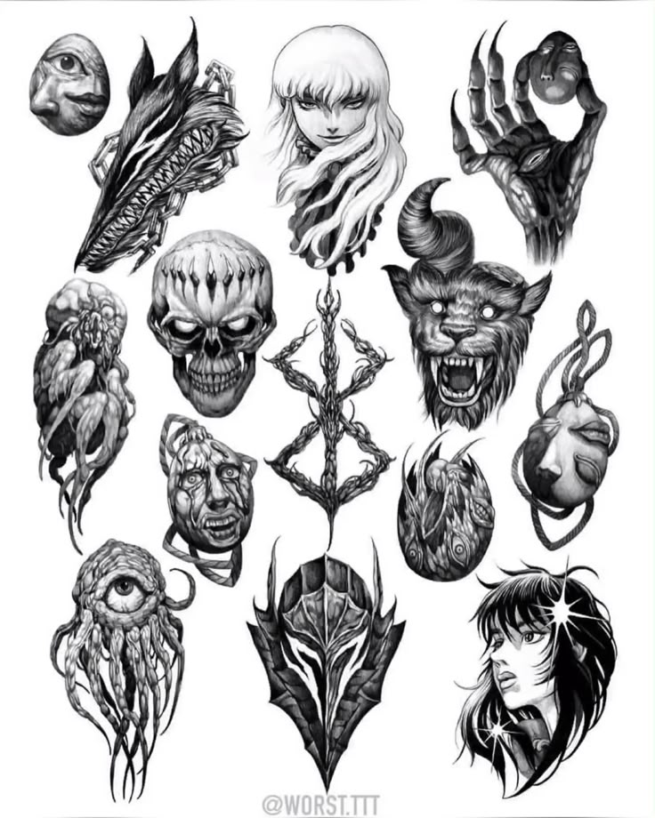 berserk tattoo ideias
