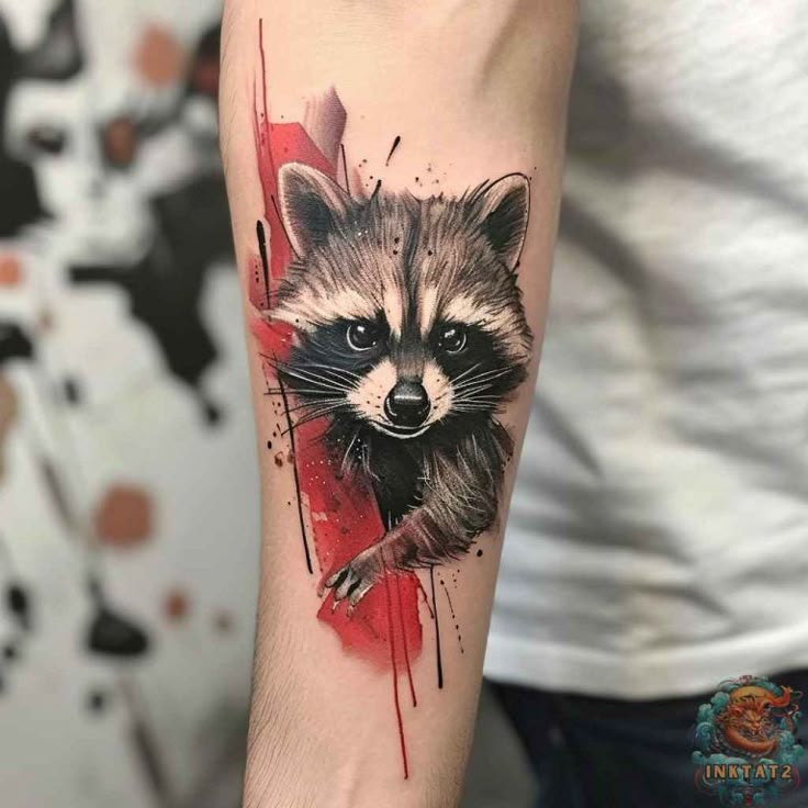 Unmasking the Meaning: Exploring the Fascinating World of Raccoon Tattoos:  128 Designs - inktat2.com