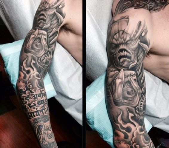 87 Wicked Demon Tattoos for Men