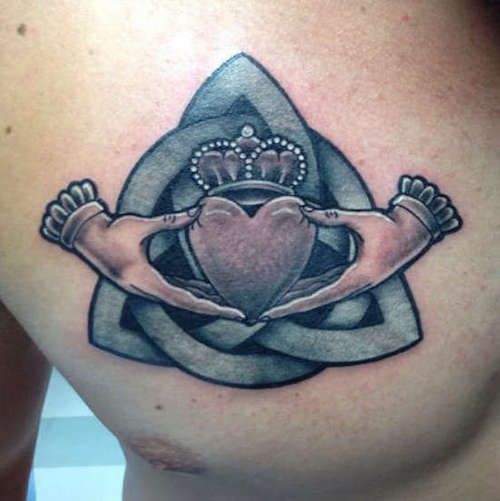 TOP 10 CLADDAGH TATTOO IDEAS - Tattoo Designs