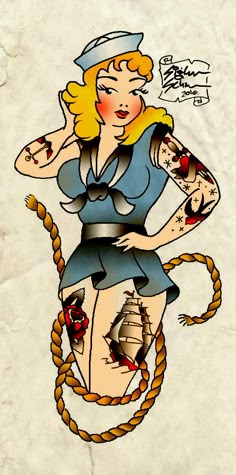 21 Pin Up Girl Tattoo Ideas | girl tattoos, pin up girl tattoo, traditional tattoo