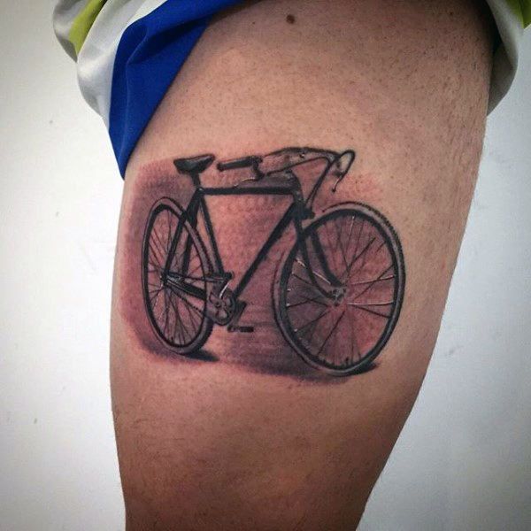 67 Bicycle Tattoo Designs for Men
