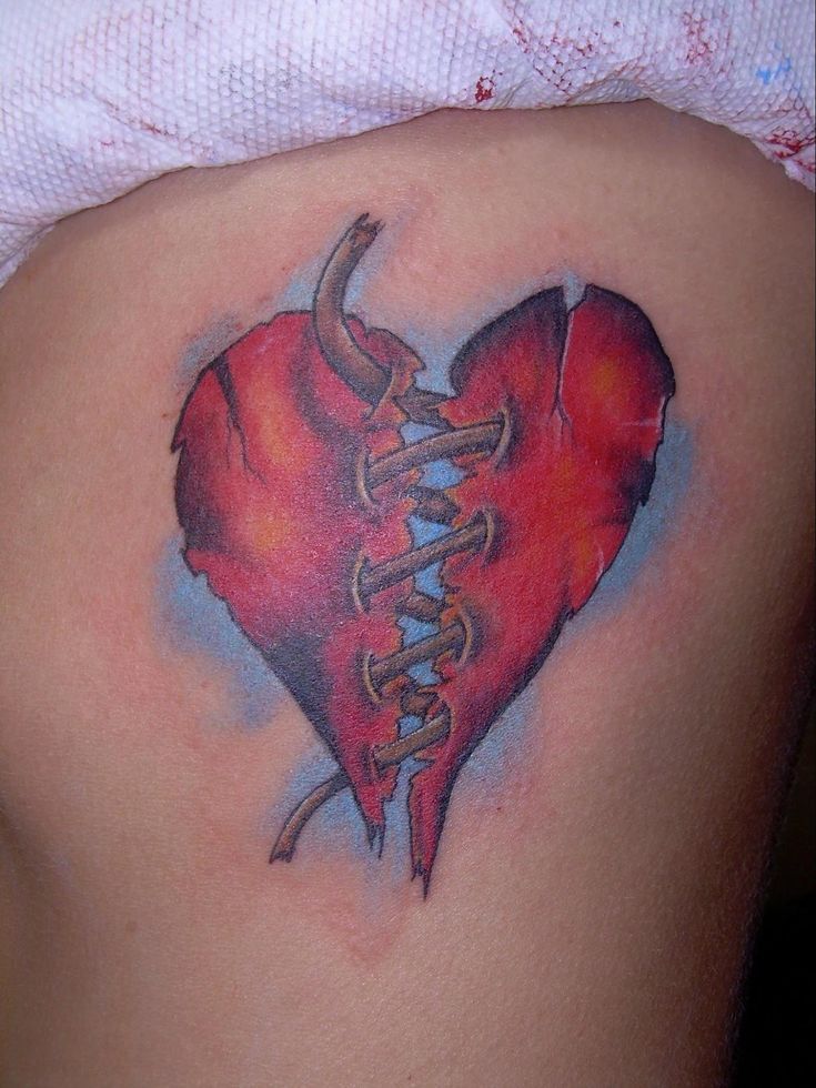 Broken Heart Tattoo Ideas To Tell Your Sad Love Story
