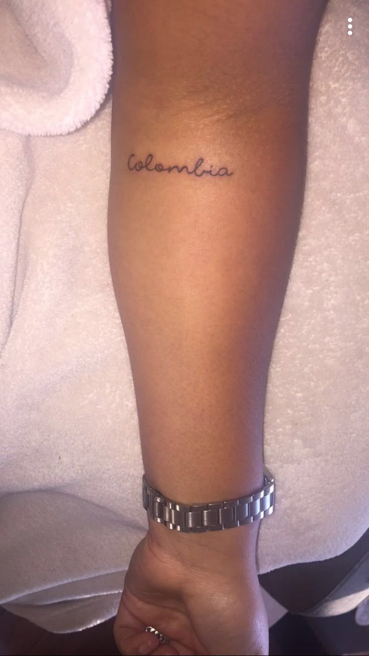 Colombia tattoo🇨🇴