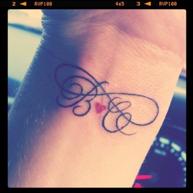 Initial Tattoo Designs And Ideas-Initial Tattoo Pictures And Letter Tattoos
