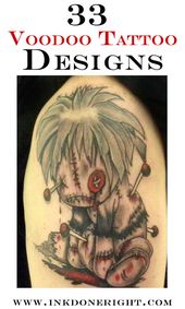 Voodoo doll tattoo