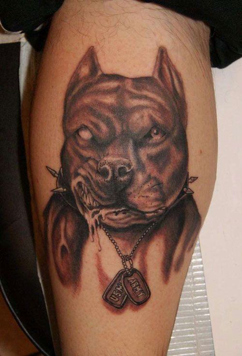The 20 Coolest Pit Bull Tattoo Designs In The World