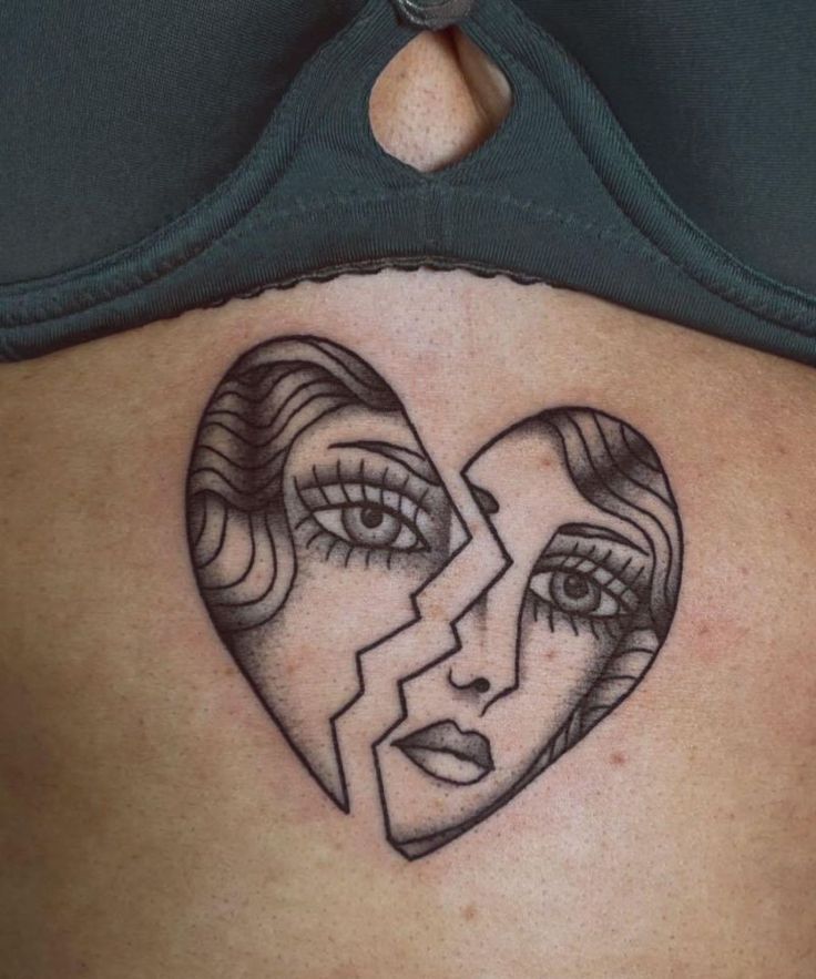 Broken Heart Tattoo Ideas To Tell Your Sad Love Story