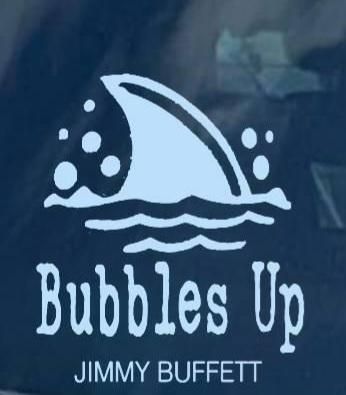 Bubbles Up Jimmy Buffett Sticker