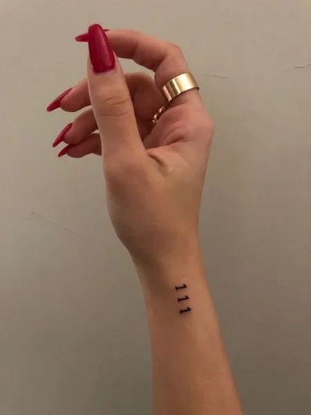 15 Best 111 Tattoo Design Ideas And Meanings - Tattoo Pro