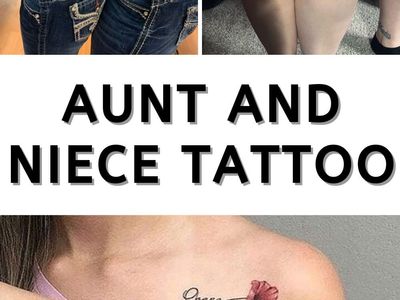 Aunt-Niece Tattoo Ideas: 23 Creative and Meaningful Designs for a Cherished  Bond