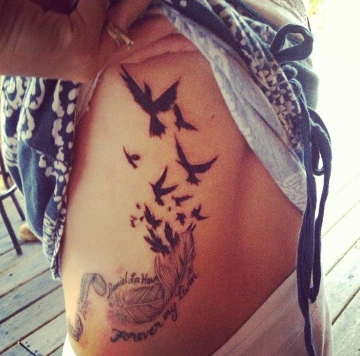 memorial tattoo for lost twin brother ~Misty Murphy~