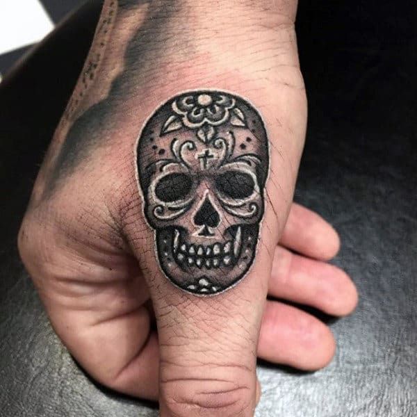 100 Stunning Sugar Skull Tattoo Designs for Men
