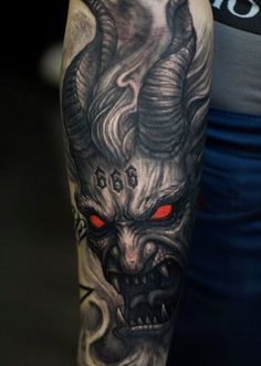 7 Demon tattoo ideas | demon tattoo, evil tattoos, satanic tattoos