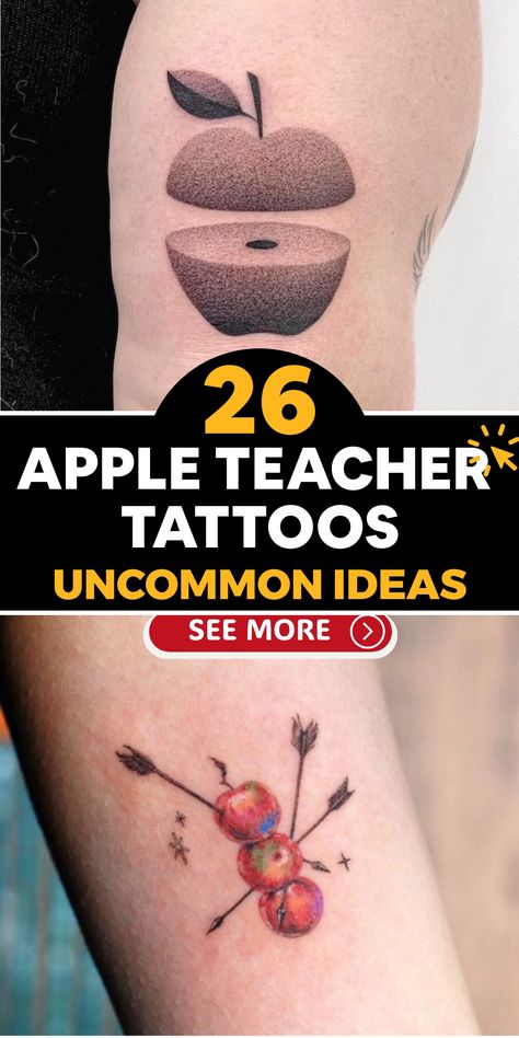 26 Inspiring Teacher Tattoos with Meaning