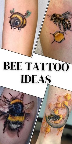 22 Bee Tattoo Ideas in 2025 | bee tattoo, bee, tattoos