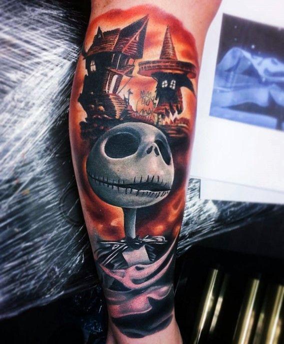 53 Cool Nightmare Before Christmas Tattoo Designs | Spiritustattoo.com