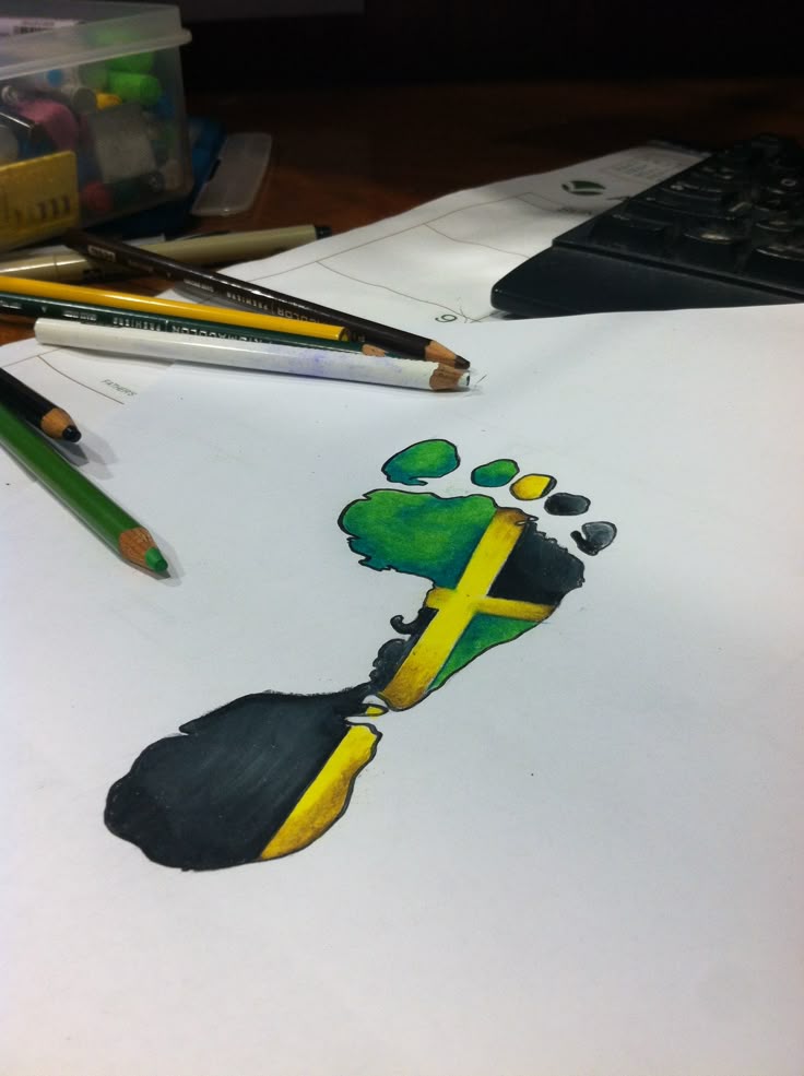 Jamaican footprint by: : Vandel_Royale