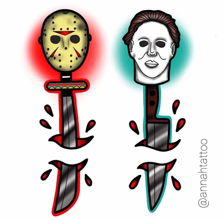 Jason Voorhees & Michael Myers, Tattoo Designs