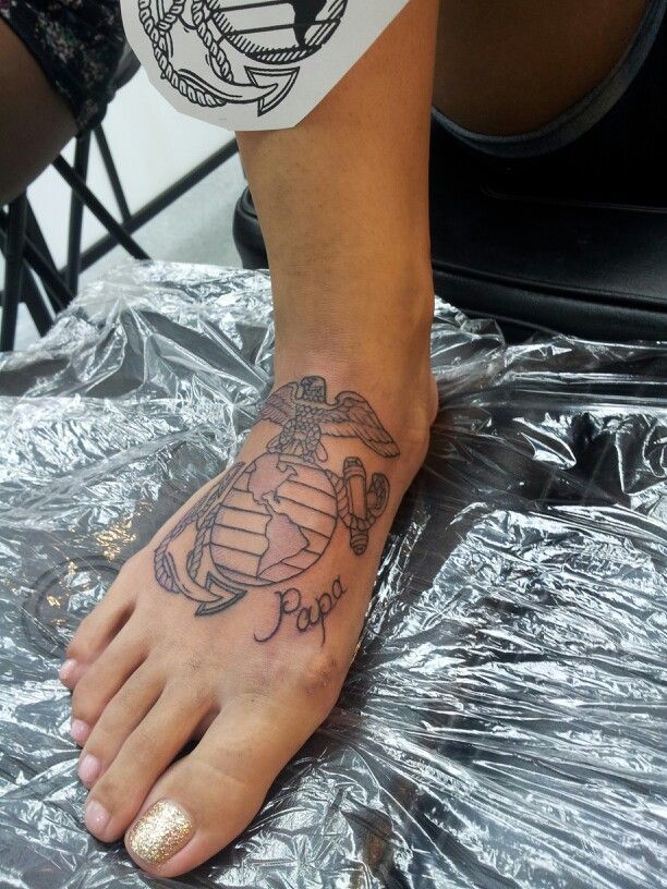 USMC tattoo