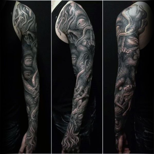 70 Cthulhu Tattoo Designs for Men