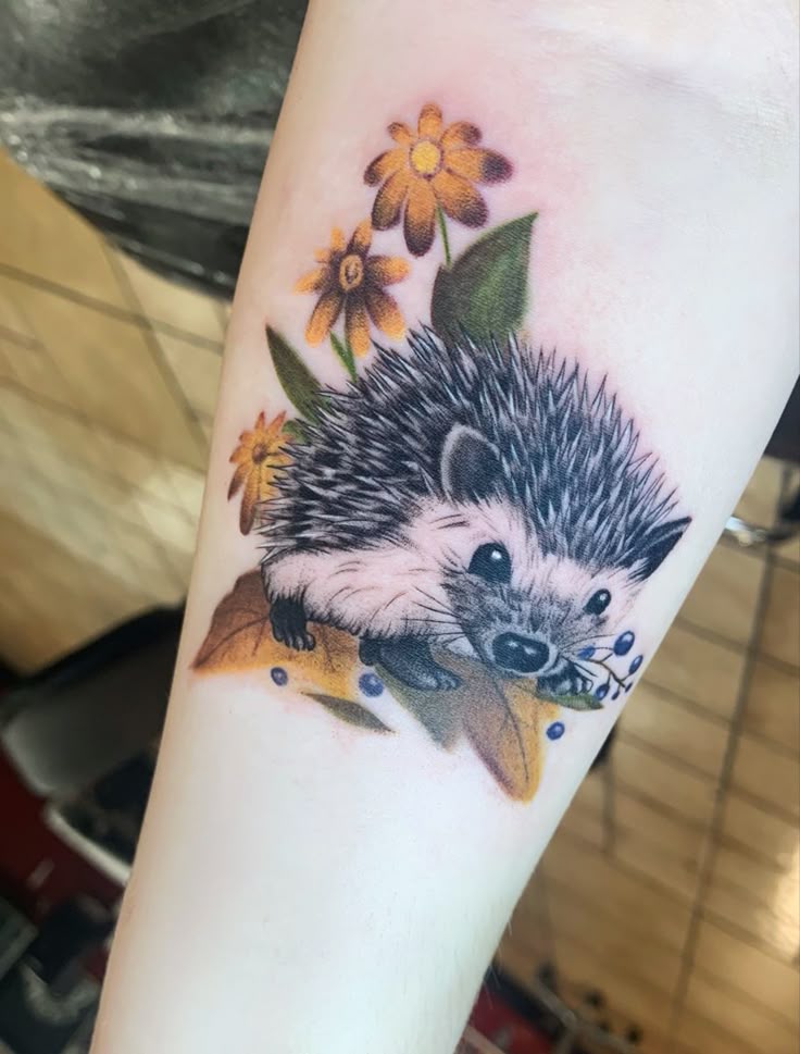 Hedgehog Tattoo 🦔