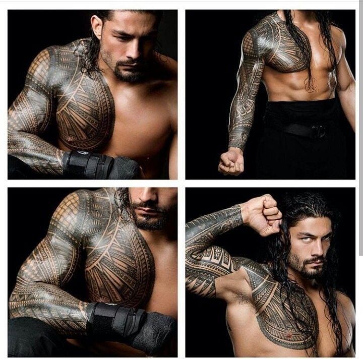Follow @reignsgallery @reignsgallery @reignsgallery . . . . .  #reignsgallery #romanreign… | Roman reigns wwe champion, Roman reigns tattoo,  Roman reigns shirtless