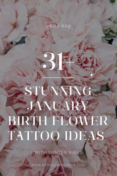 January and July Birth Flower Tattoo Together