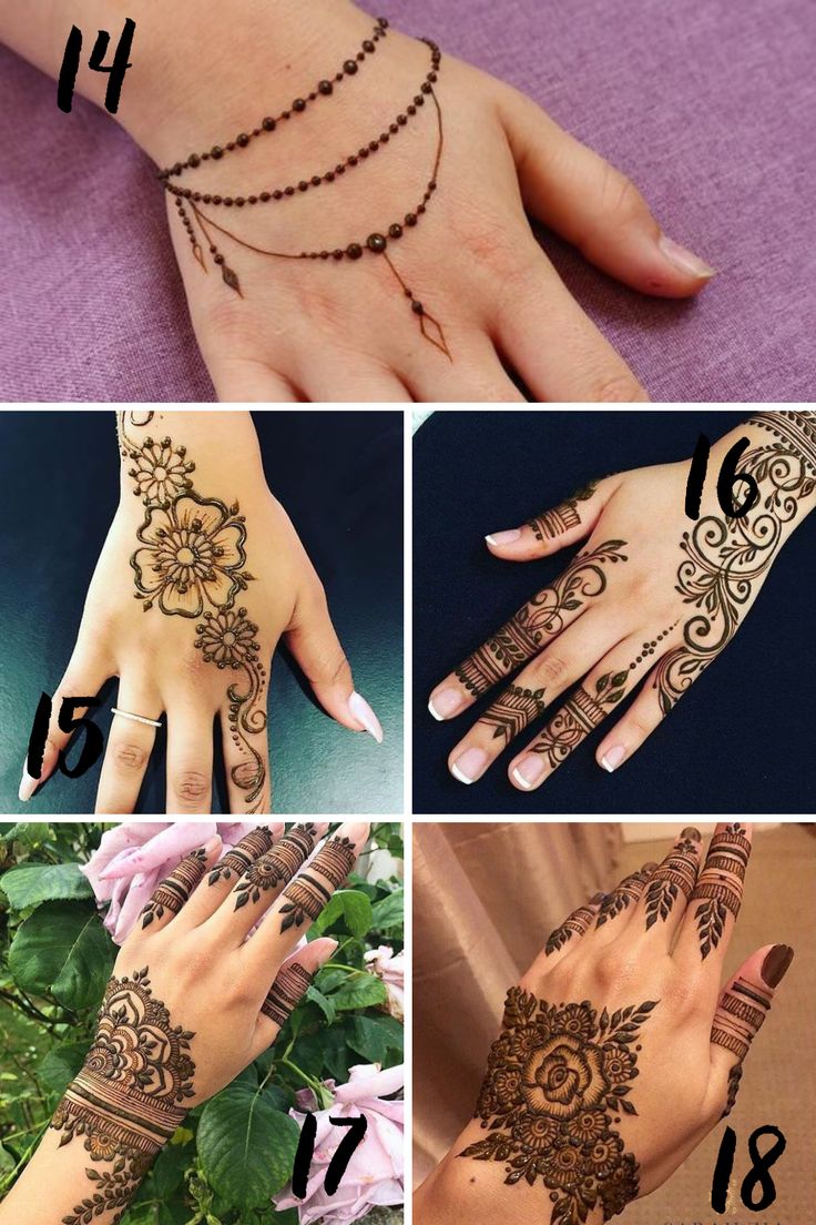 Beautiful Henna Tattoo Ideas + Designs