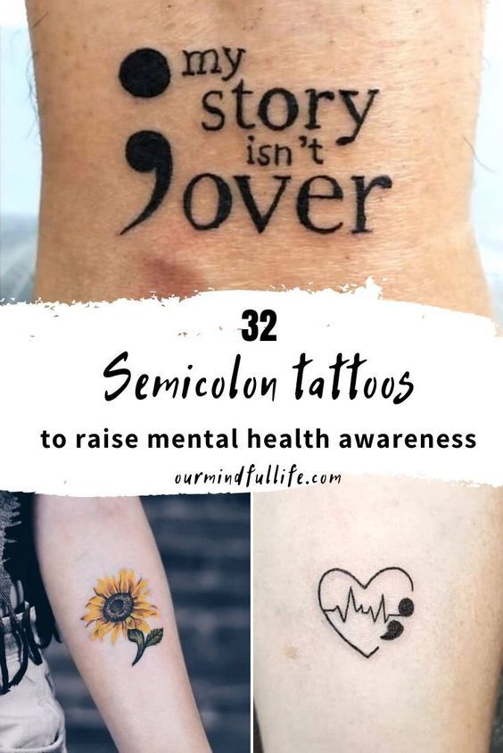 35 Empowering Semicolon Tattoos To Carry On The Hope Of Life