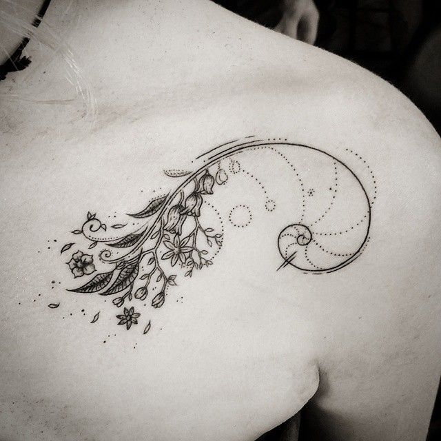 40 Amazing Fibonacci Tattoo Designs | TattooAdore