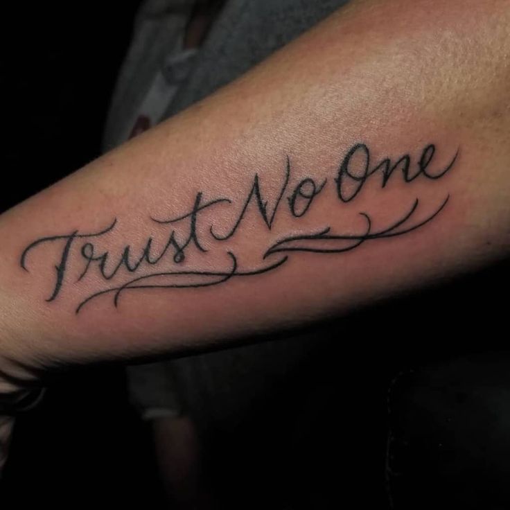 Trust No One Tattoo Ideas for the Fearless