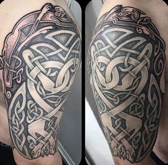 43 Cool Celtic Sleeve Tattoo Designs for Men